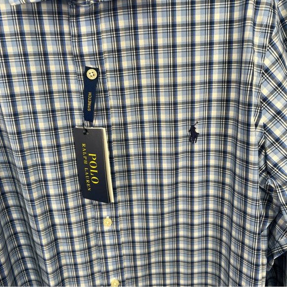 NWT Polo Ralph Lauren Classic-Fit Plaid Poplin Shirt - Size L - Picture 11 of 15